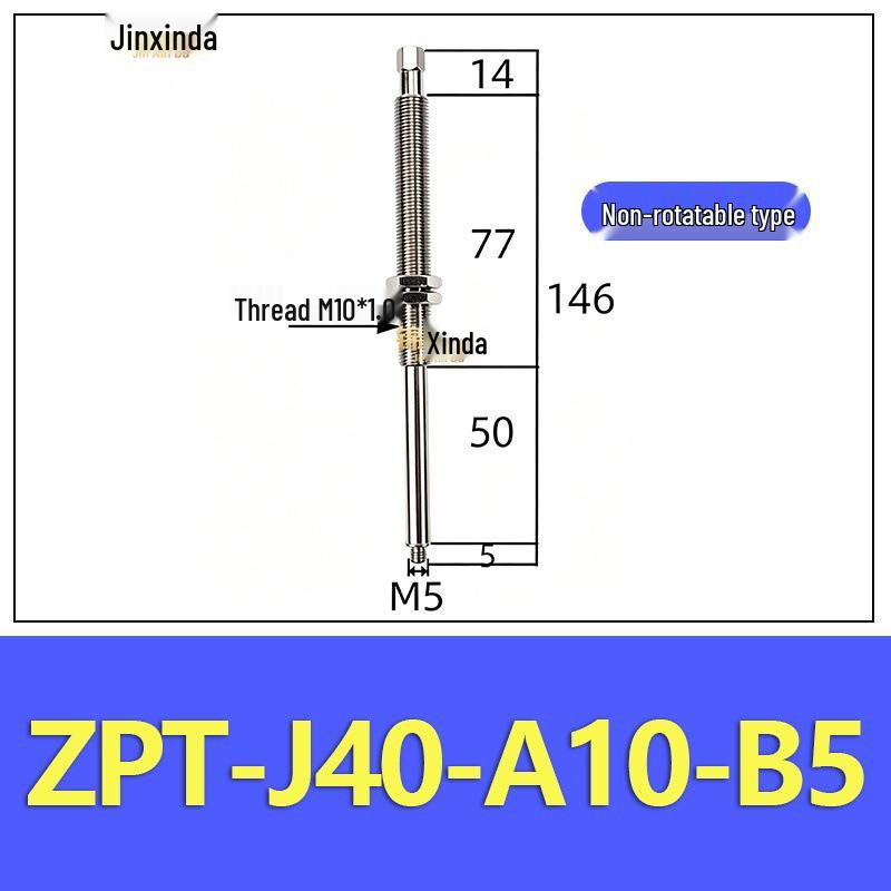 ZPT Vacuum Suction Cup Mini Fitting: Industrial Pneumatic Flat/Pointed Head Anti-Rotation Robotic Arm Holder.
