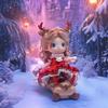 Genuine Qiaoqiao Flower Fairy Whisper Series  Kawaii Anime Girl Figure Collectible Perfect Christmas Gift Toy