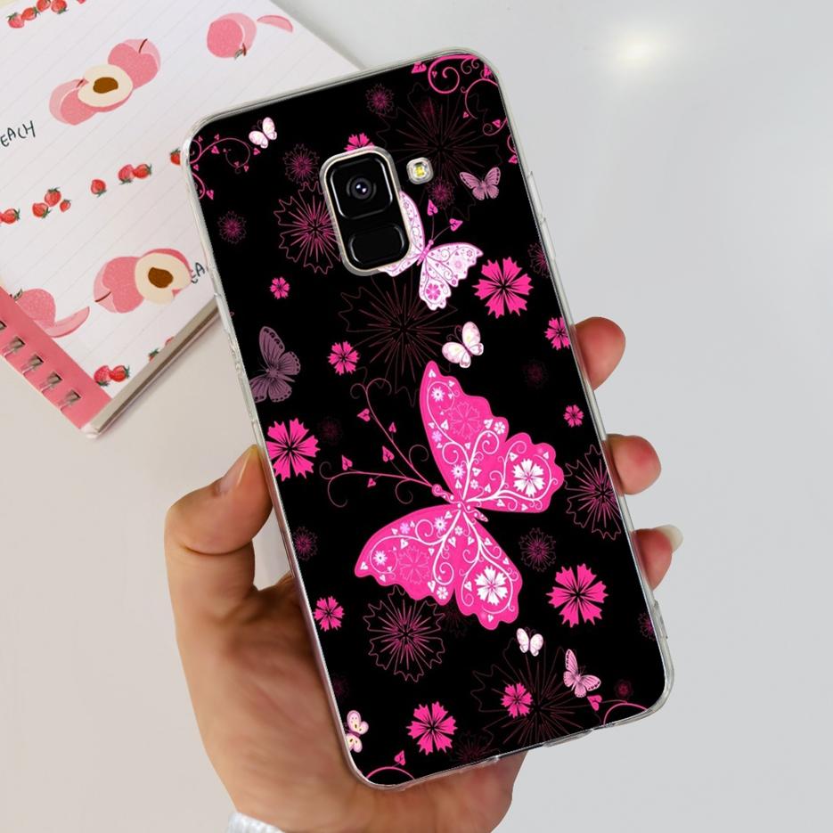 For Samsung Galaxy A8 Plus 2018 Case SM-A730F Luxury Painted Cover Soft Silicone Phone Case For Samsung A8 2018 A530F A8+ Bumper