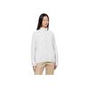 Anta Solid Color Fleece Warm Stand Collar Jacket Women Outerwear Sandy-Gray 962347711-2