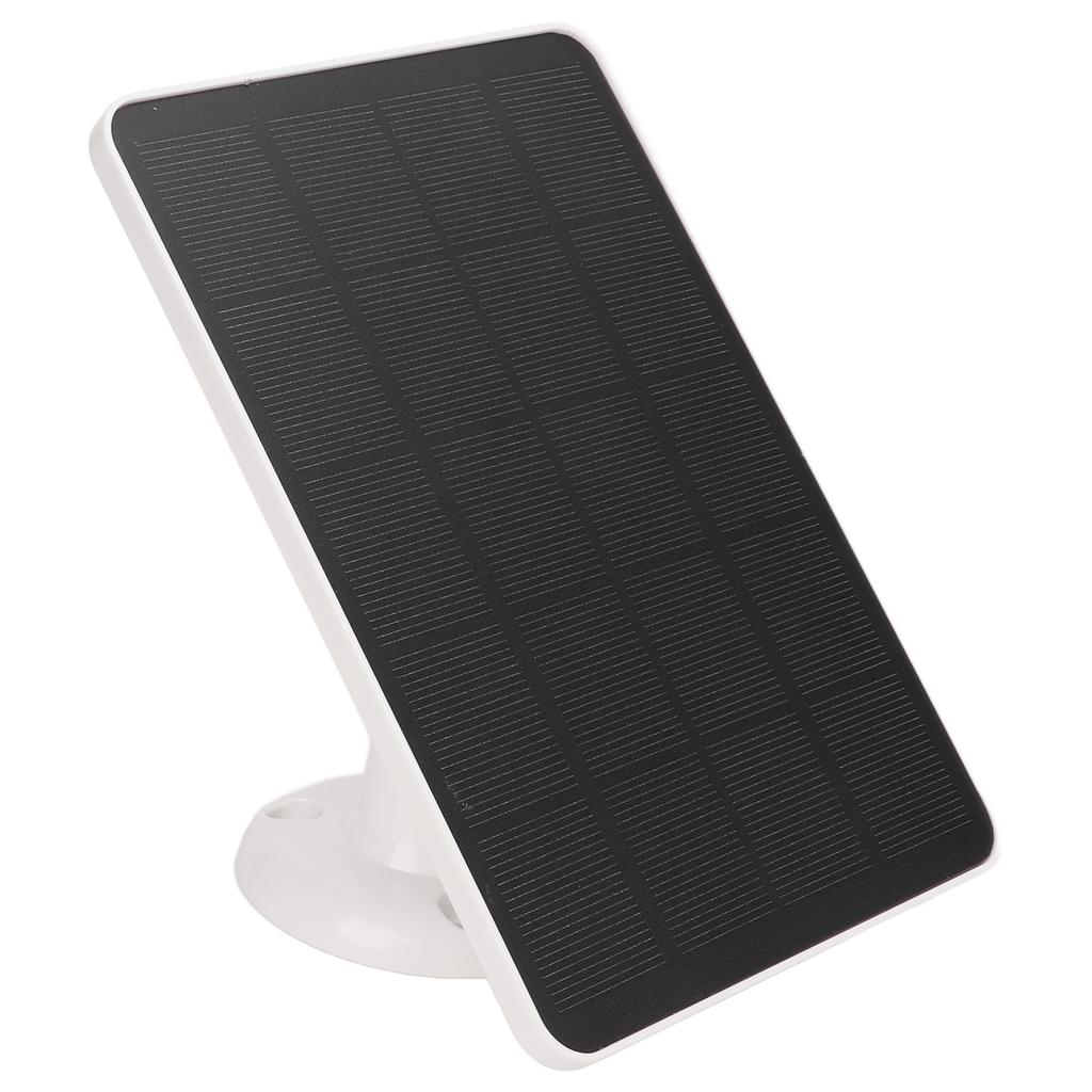 Solar Charging Panel Monocrystalline Silicon 4W 5V with Charging Cable for Outdoor Surveillance Camera