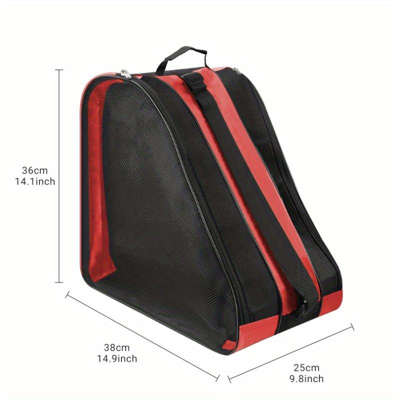 Multi-Functional Roller Skate & Ice Skating Bag Large Capacity Durable Oxford Fabric with Adjustable Shoulder Strap Travel Sports Bag for Outdoor