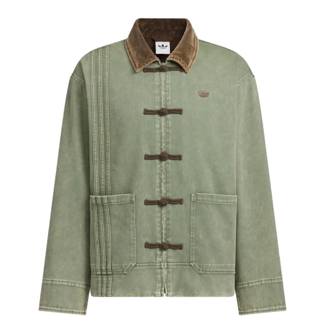 

Adidas Originals Спортивний топ FW25 Бавовняна Вільна Куртка в смужку Унісекс Куртка KT0842 XL