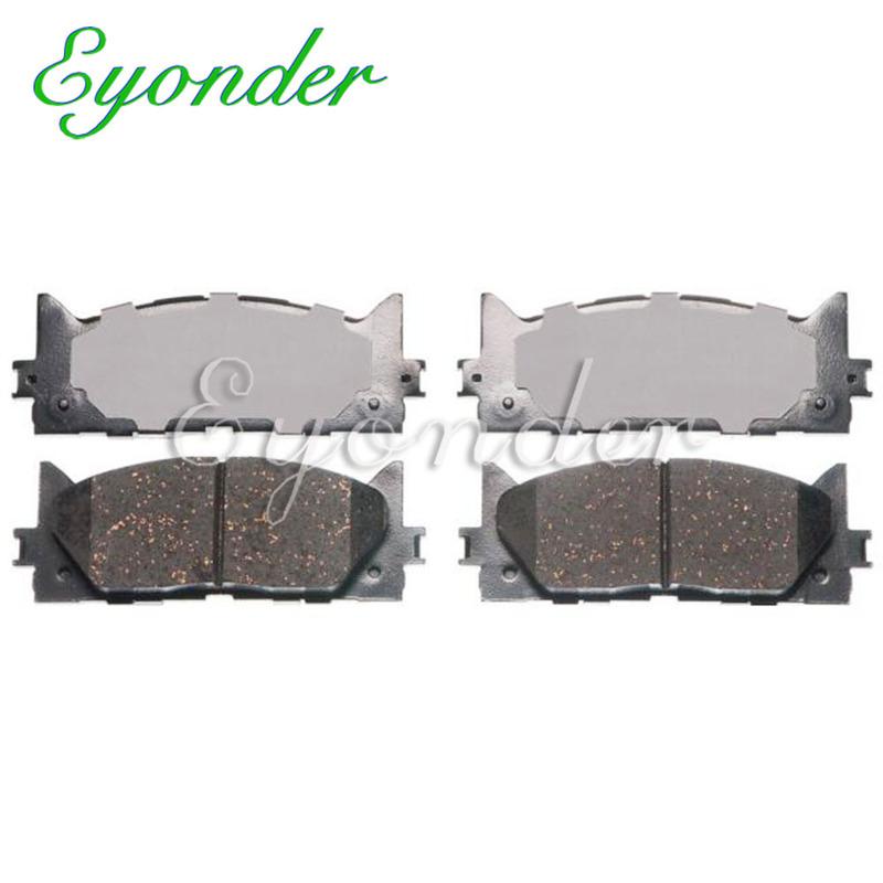 Front Or Rear Brake Pad for Toyota 0446507010 0494733260 0446606200 0494806035 04465-06080 04465-06131 04466-02220 04466-06060 REAR 1 SET