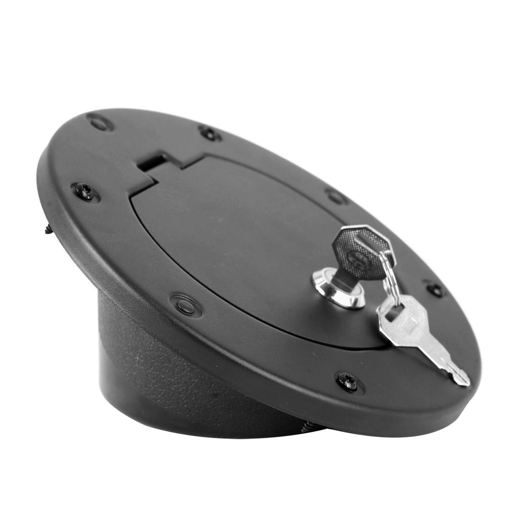 Gas Tank Fuel Filler Door Neck Bezel Locking Gas Cap Cover For Jeep Wrangler TJ Unlimited Sport Rubicon Sahara 1997-2006
