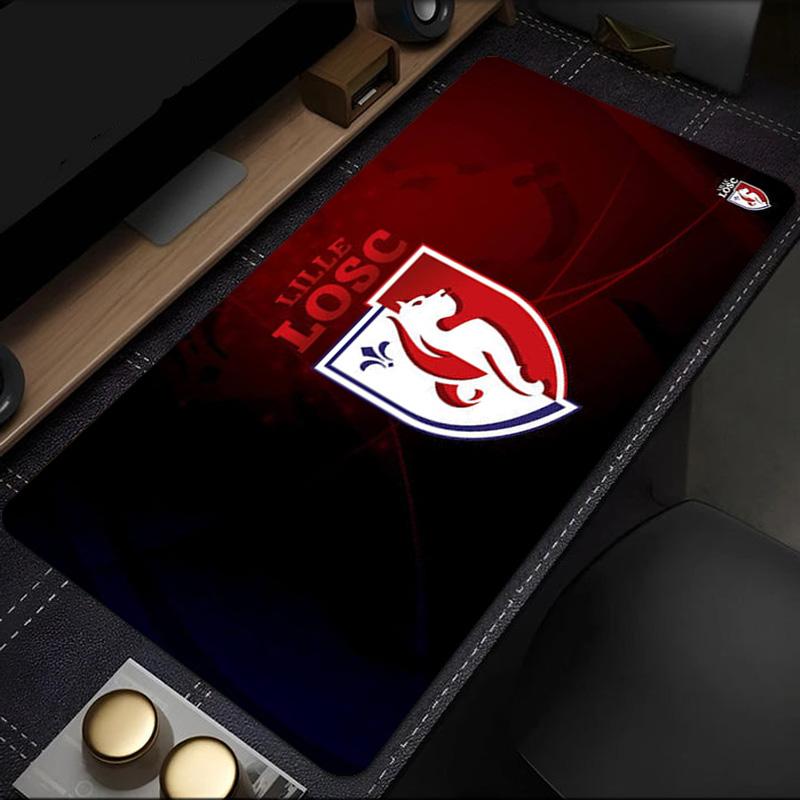 Losc Football Crest mouse pad, rubber base, esports desk mat, mouse pad for gamers and office use, gaming desk , easy to clean mat