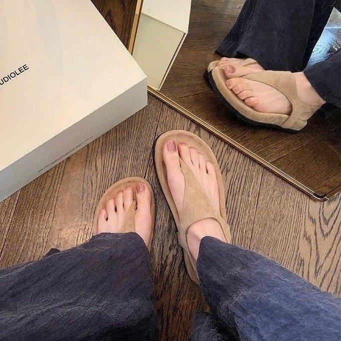 

With skirt~ retro flip-flop toe sandals women s 2025 summer new leisure vacation Roman platform sandals 40 абрикосовый