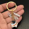 Graduation Gown Cap KeyChain Ring Student Women Jewelry Personalized Accessories Fashion Pendant Gifts Forever