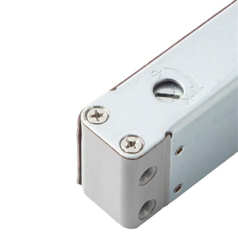 Tragbare, einstellbare Geschwindigkeit, Aluminium-Kunststoff-Pneumatik-Türschließer mit Schnappplatte, Heimzubehör für reibungslose Bedienung