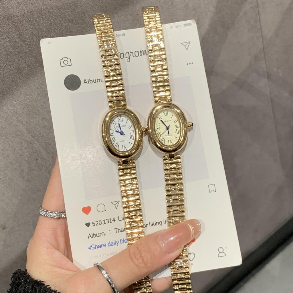Bathtub Bracelet Exquisite Watch Women'S Temperament Fashion High Sense Personality Niche Design Quartz Watch