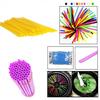36Pcs Bike Motorcycle Wheel Spoke Wraps Rim Skin Cover Guard Motocross Kits