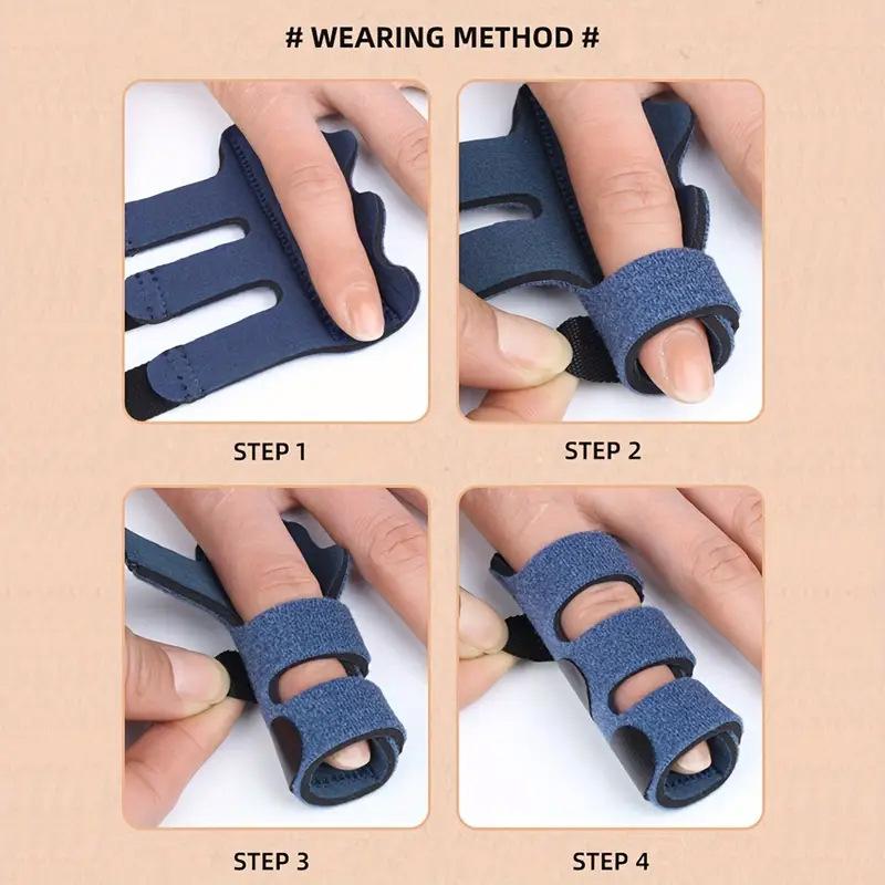 Finger Fixation Splint Hand Support Finger Bracket Fixation Belt Five Finger Fixation Sports Finger Sheet Protector Bracket