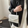 Fashion Diamonds Brand Design Mini Shoulder Bag Crossbody 5 color Leather Rivets Female Bolsa Sac A Main 2025