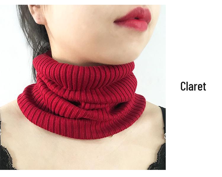 

Новый вязаный снуд из шелка и кашемира: Теплый, ветрозащитный шарф для мужчин и женщин, идеально подходит для езды на велосипеде и ношения зимой One Size