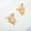 Exquisite Vintage Butterfly Wings Symmetrical Charms Fashion Stud Earrings for Women Jewelry Girl Party