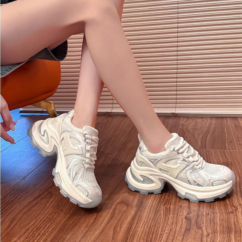 New Dad Shoes for Women Fashionable Thick-soled Sports Single Shoes