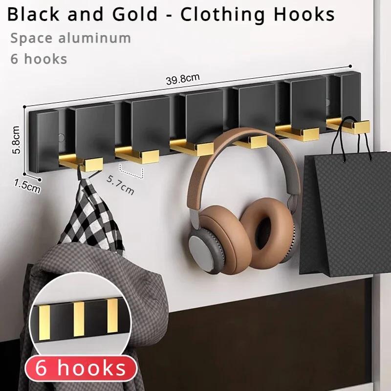 Platzsparende Haken aus Aluminium für den multifunktionalen, faltbaren Einsatz im Haushalt