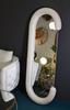Wall Mirror Chantal  Cream Velvet Cm 60X7X160