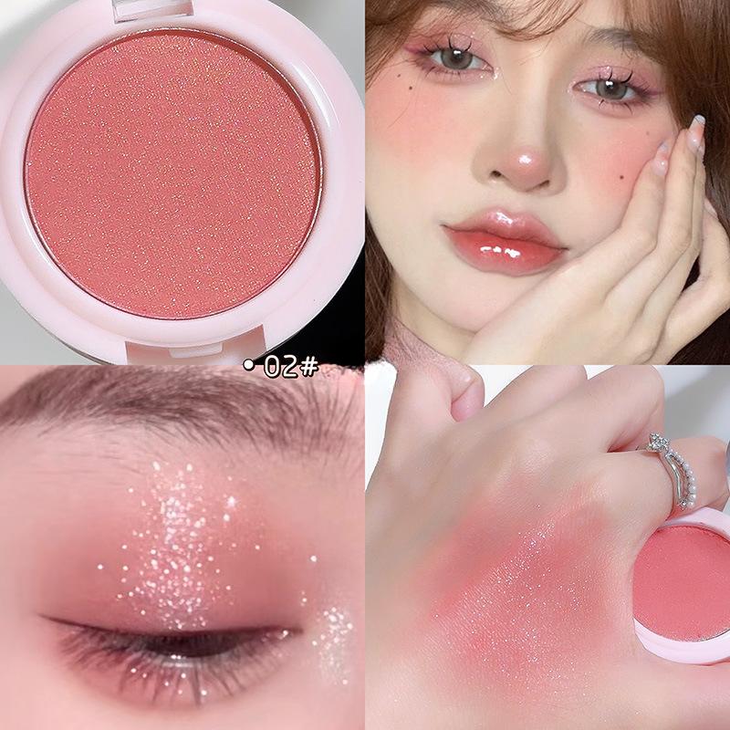 Monochrome Matte Highlights Smoked Eye Shadow Plate Powder Is Delicate and Durable Naturally Brightening Dopamine Eye Shadow 1Pc