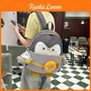 Penguin Cartoon Fun Backpack With Spacious Compartments For Girls Wear Casual