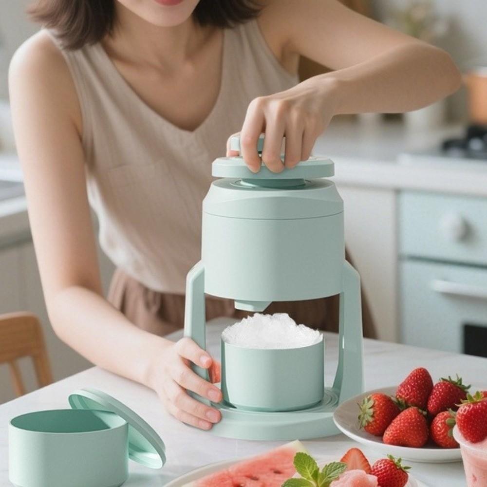 High-capacity Ice Breaking Machine Plastic Drink Making Machine Manual Shaved Ice Machine  Outdoor