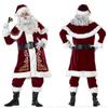 Hat Santa Claus Cosplay Costume Socks Women Evening Dress Creative Christmas Cosplay Cloth Adults