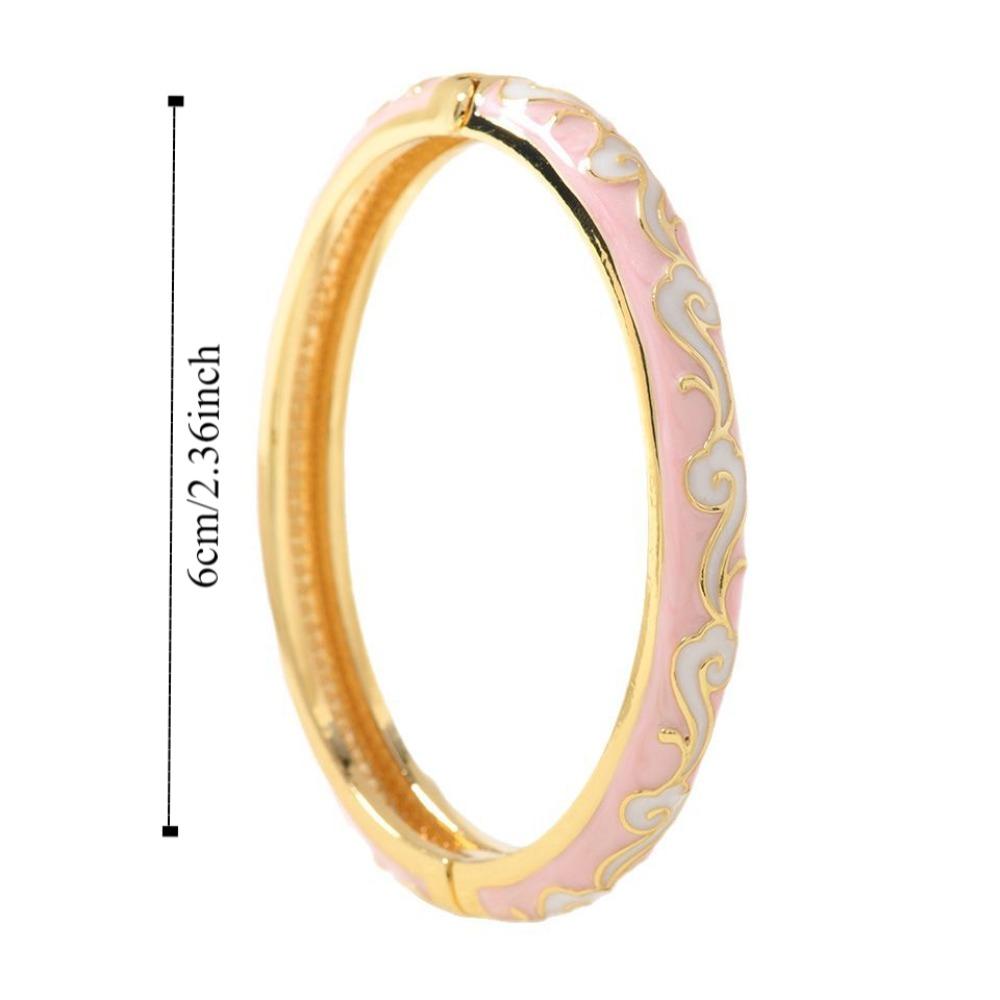 Traditional Vintage Cloisonne Bangle Double Bangle Women's Hand Bracelet  Girls