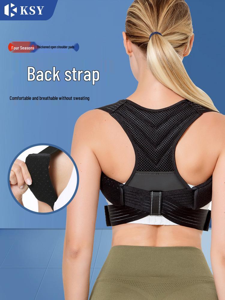 Cross-Border Posture Corrector: Spine Orthosis Support Belt with Comfortable Shoulder Pads XL