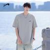 Guirenniao Men's Ice Silk Quick-Dry Crew Neck T-Shirt