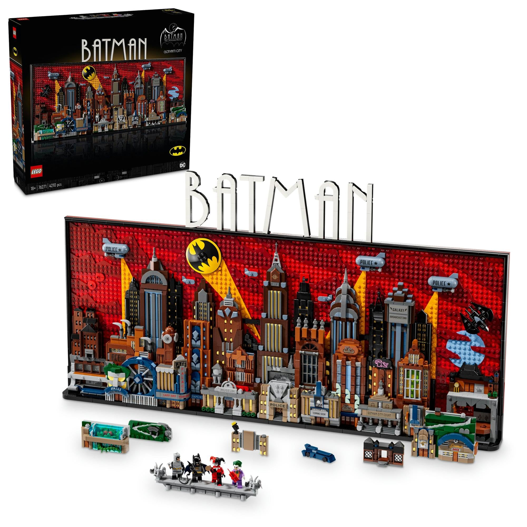 

LEGO Super Heroes Animated Series Gotham City Toy Gift Birthday Block Christmas Men Women Interior Stylish 76271 Batman