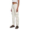 Pantalon cargo femme Urban Classics Organic Stretch Denim - blanc cassé - 28