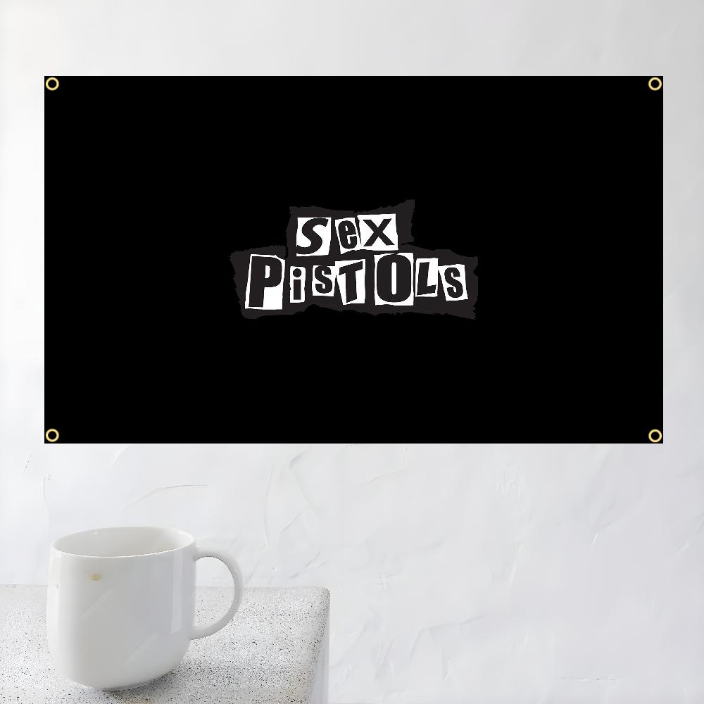 60X90Cm 90X150Cm Heavy Rock Band S-Sex Pistolss Flag Polyester Digital Printing Banner For Bedroom Wall Art Out Door Tapestry