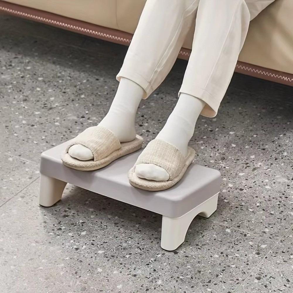 Stable Ergonomic Foot Rest for Under Desk Oblique PP Foot Stool Enhanced Circulation Improve Comfort Foot Rest Office Use