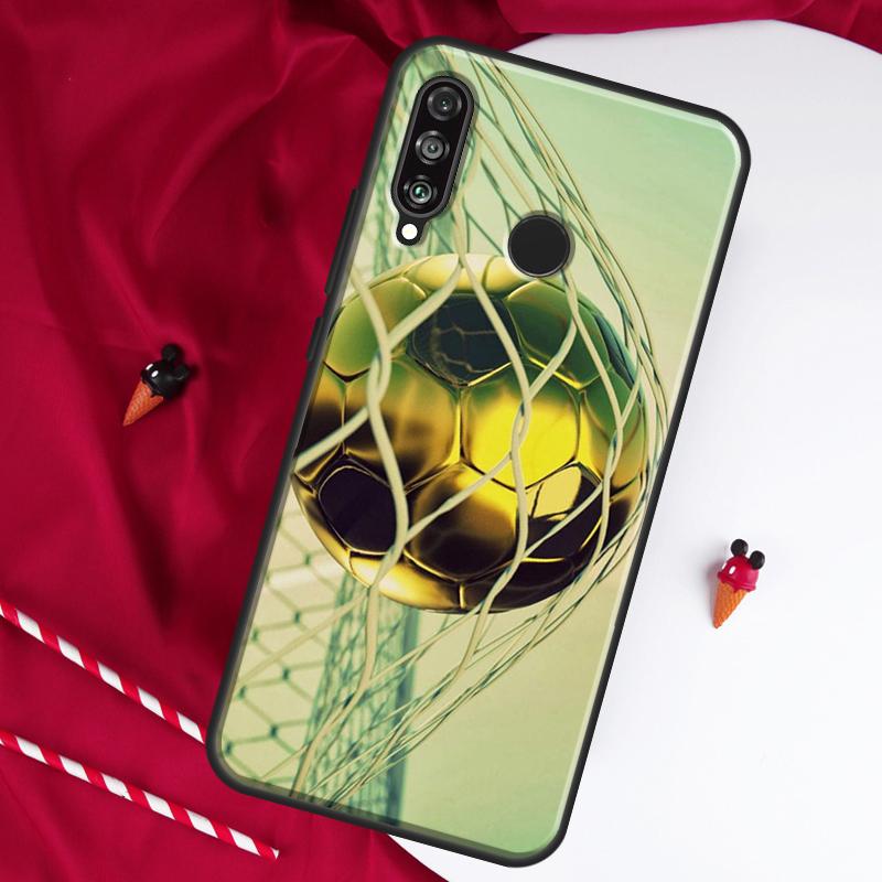 

Чехол для Huawei Nova Y61 Y70 Y90 Y60 Y72 Y91 12s 12i 11i 7i 8i 9 10 SE P60 Pro P30 P40 Lite с изображением футбола Huawei Nova Y60