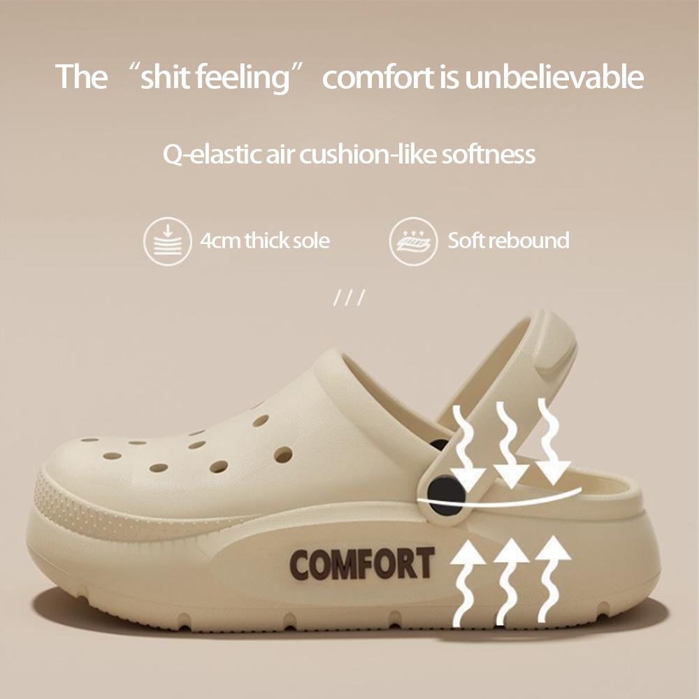 Lightweight Perforated Shoes for Couples, Anti Slip Summer Sandals, Durable for Outdoor Driving for Both Men and Women.