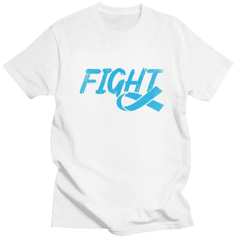 My Husbands Fight Is My Fight Prostate Cancer Awareness T Shirt Short Sleeves Graphic Clothing Loose Fit 100 Cotton Tee Tops