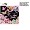 Stationery Gifts for Teens Butterfly Coloring Book Adults And Kids, Compact Size with Artistic Stress Relief Tools Thick Cotton Pulp Paper,
