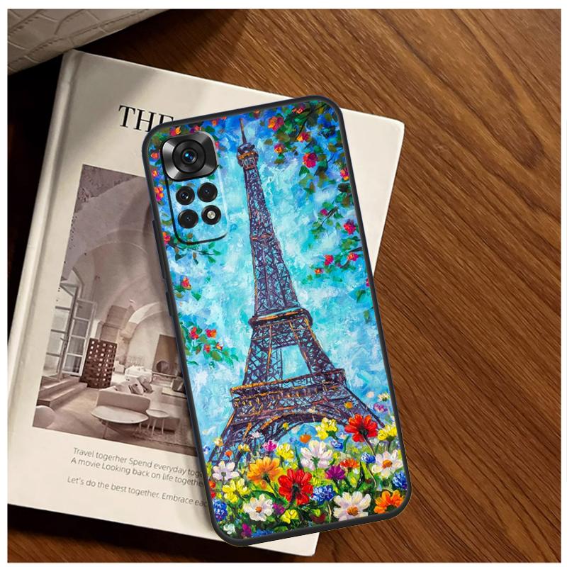 Paris Eiffel Tower Case For Xiaomi Redmi 12 12C 13C 10C 9C Redmi Note 13 12 9 10 11 Pro 9S 10S 11S 12S Cover