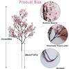 50CM Künstliche Kirschblüten Blume Falsche Seidenpflanze Dekoration Hochzeitsfeier Dekoration Bouquet Echte Haptik DIY Zuhause Garten