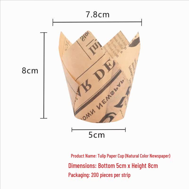 

MDNG Tulip Cupcake Liners (Air Fryer Safe)