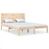 VidaXL Cadre de lit Bois de pin massif 160x200 cm 3104163
