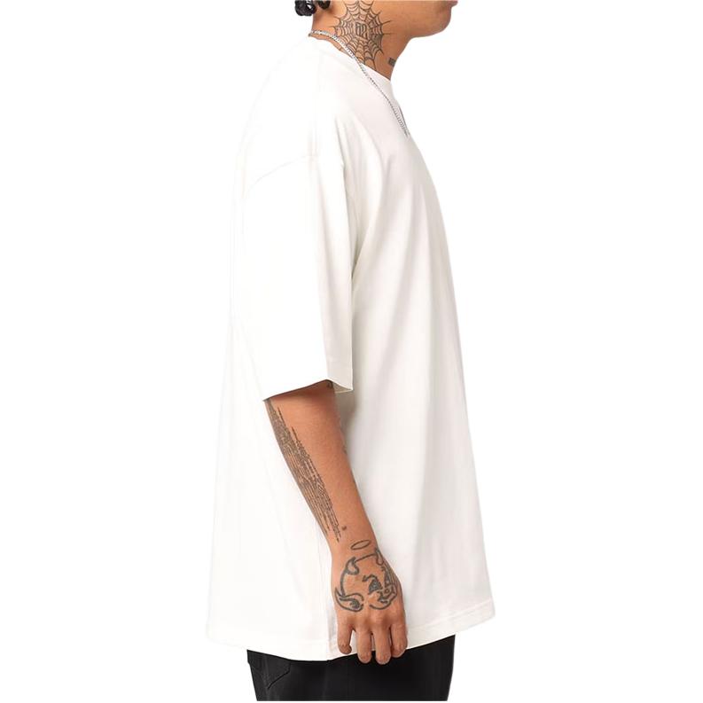 Jordan Oversized T-Shirt Round Neck Logo Drop Shoulder Loose Short Sleeve Men T-Shirts White DZ7314133