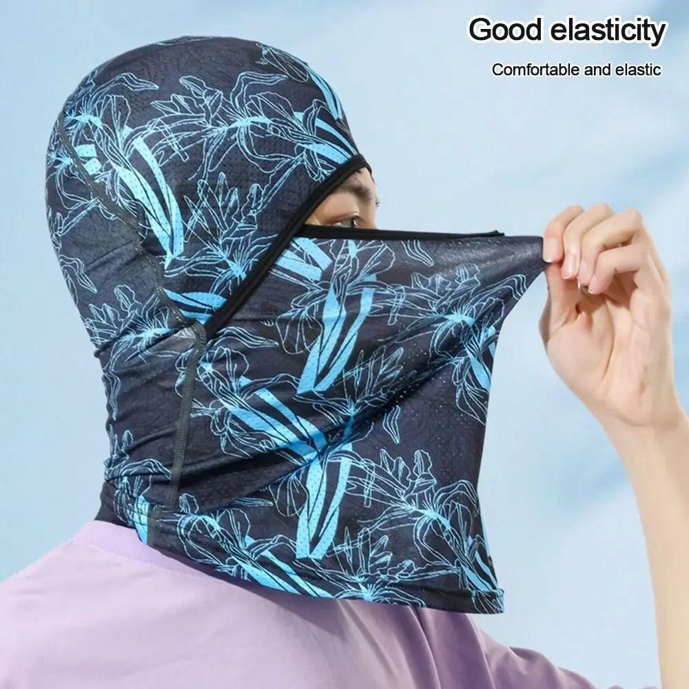 

Быстросохнущая ветрозащитная маска для лица Ice Silk Велосипедная Балаклава Летняя Прохладная Балаклава Спорт на открытом воздухе Style 8