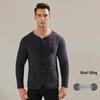 OEING Men's Fleece-Lined Thermal Underwear Set