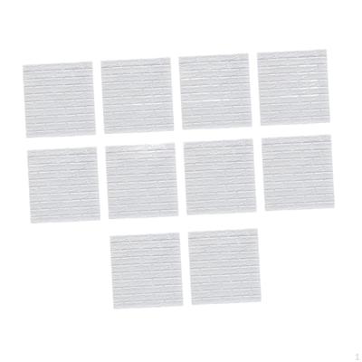 10 Pieces 3D Wall Panels Tiles Decor Waterproof Art for Bedroom, Bathroom, Kitchen
