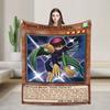 Anime Yu Gi Oh Card Blankets  Flannel Funny Breathable Throw Blankets for Bedding Lounge Textile Decor