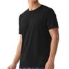 Skechers Breathable Moisture-Wicking Solid Color Comfortable T-Shirt Men tops P226M293-0018
