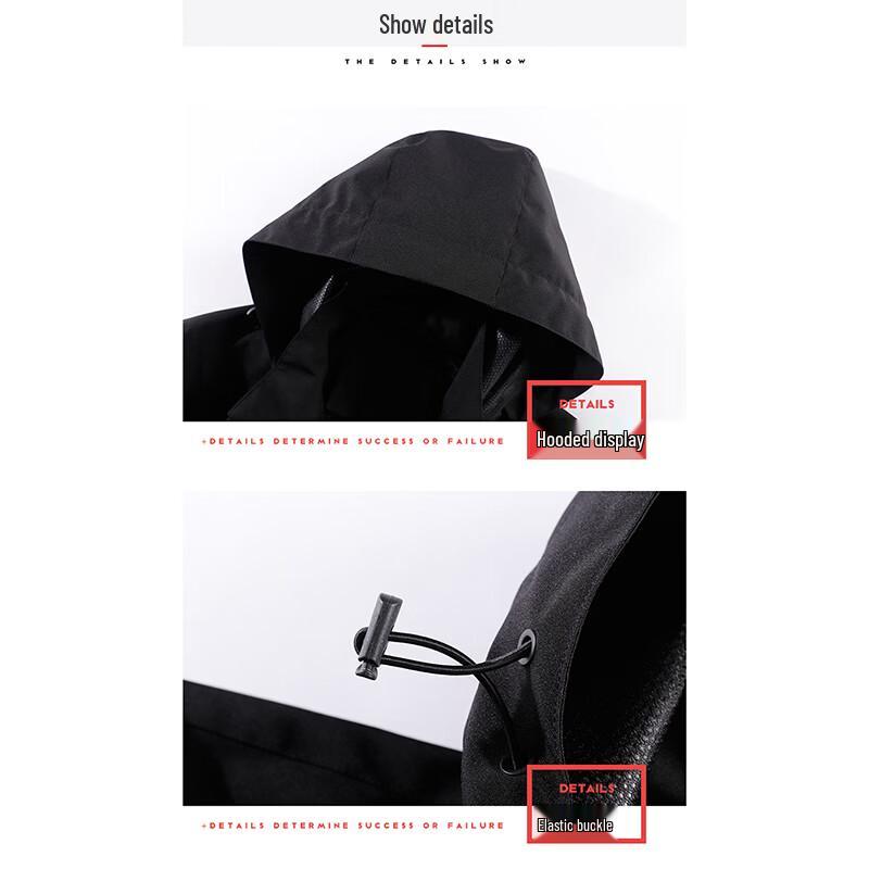 JEEP SPIRIT Men's Windproof Waterproof Casual Jacket