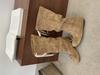 New inner height increase women's straps bow boots round head high boots suede thin fashion boots