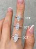925 Silver Simple Classic 1-3 Carats Marquise Zircon Ring For Women Engagement Wedding Luxury High Quality Fine Jewelry